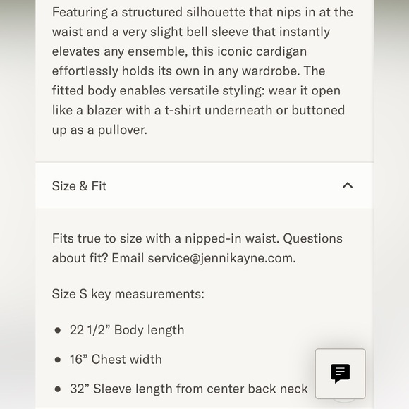 Jenni Kayne Cooper Wool Cashmere Crewneck Button Knit Cardigan Sweater Black - Picture 14 of 14